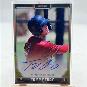 Pulse Tommy Troy On-Card Autographed Baseball Card